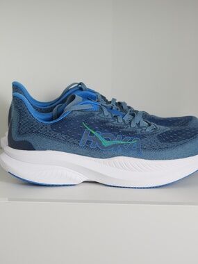 Hoka One One Mens Mach 6 1147790 DHN Blue Running Shoes Sneakers Size 10.5 D